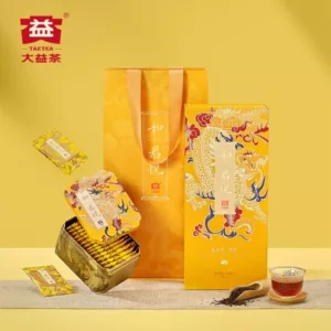 Шу пуэр Да И He Jun Yue 180 г, подарочная упаковка