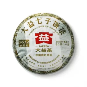 Шу пуэр Да И 7632, лицевая сторона блина 357 г